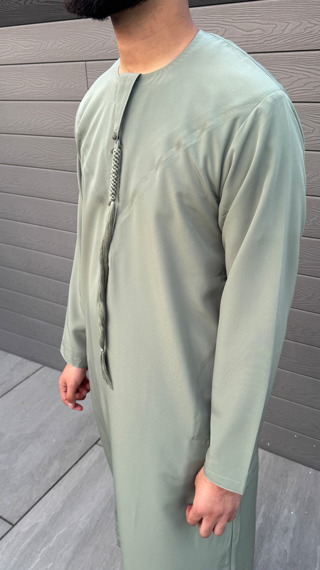 Pistachio Zibda Emirati Thobe